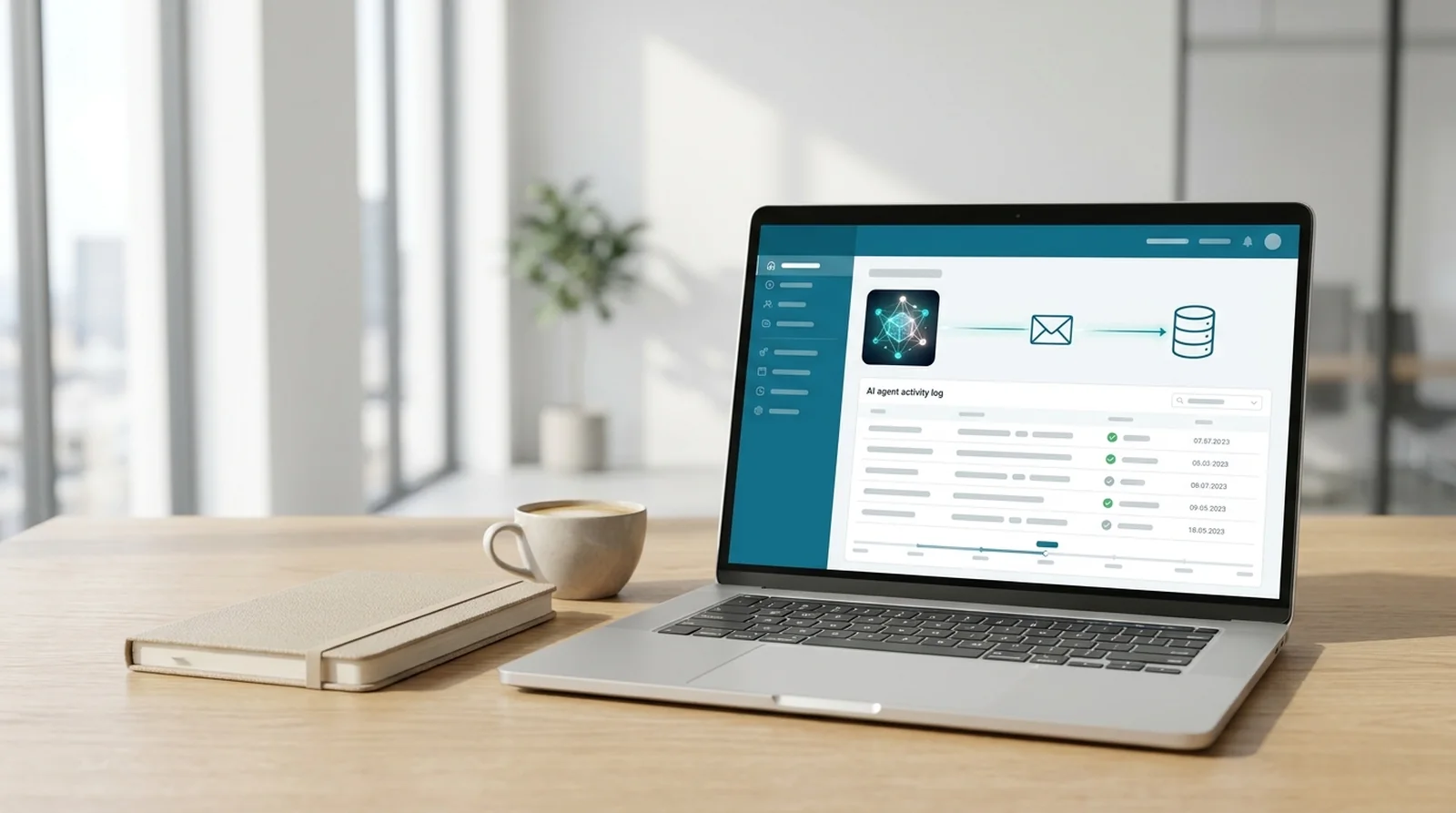 EasyAgent – log AI agenta na notebooku